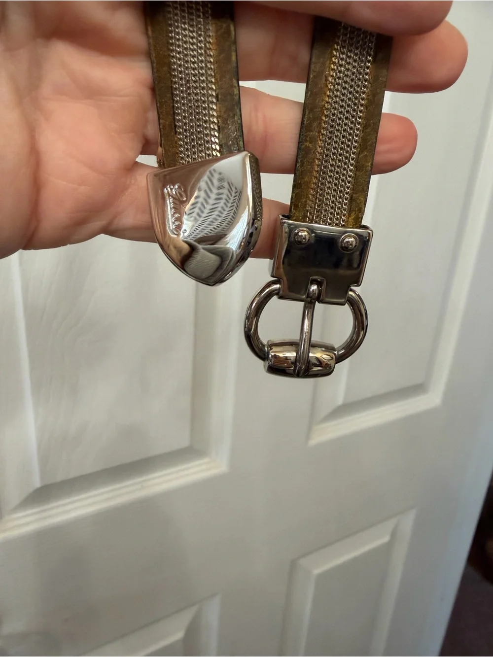Gucci brown leather